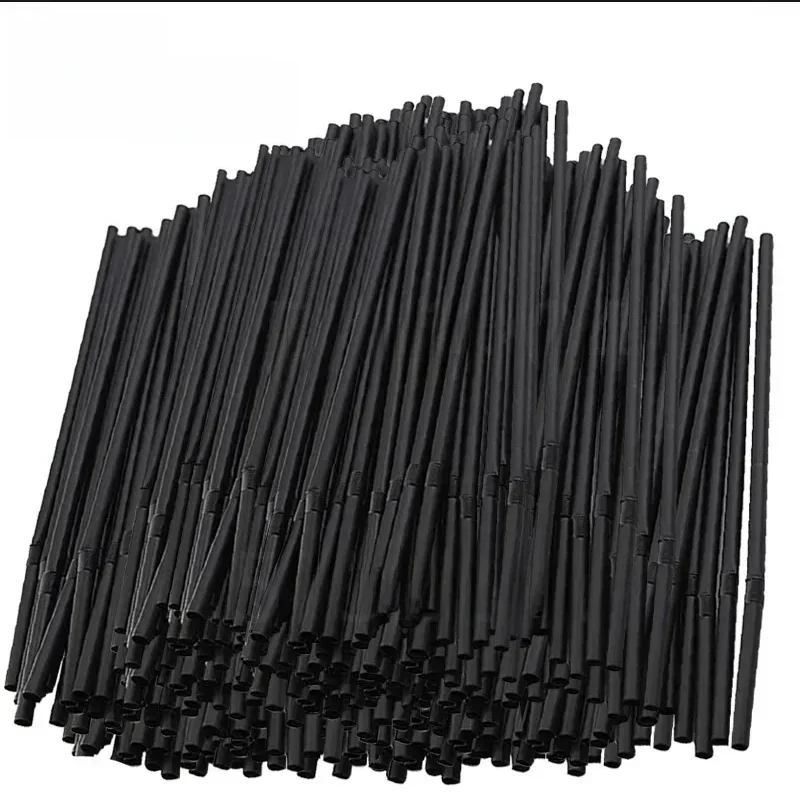 AliExpress - 50-3000PCS Veelkleurige Rietjes Rietjes Melk Thee Bar Party Bruiloft Keuken Woonaccessoires Drank Zwart Stro Groothandel