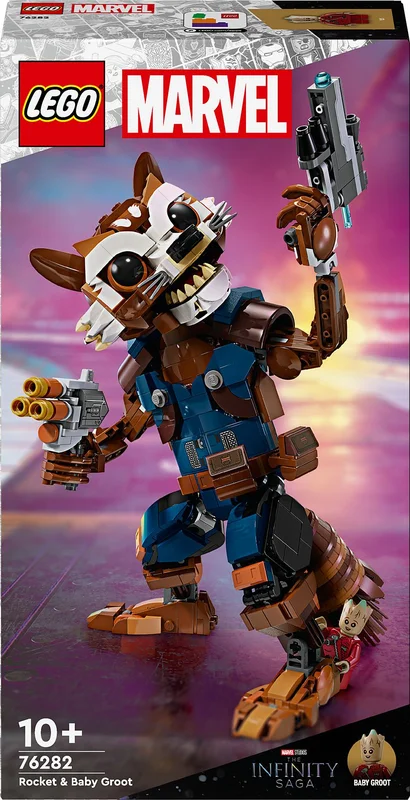 Lego Marvel Rocket og Baby Groot 76282, Børn & Forældre, Motorik & Bevægelse, Klodser Og Stabletårne