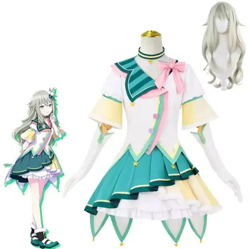 AliExpress - Costume de Cosplay Kusanagi Nene, projet Sekai, scène colorée lolita cos pjsk 3ème cos, robe de princesse, perruque, Costume d'halloween,