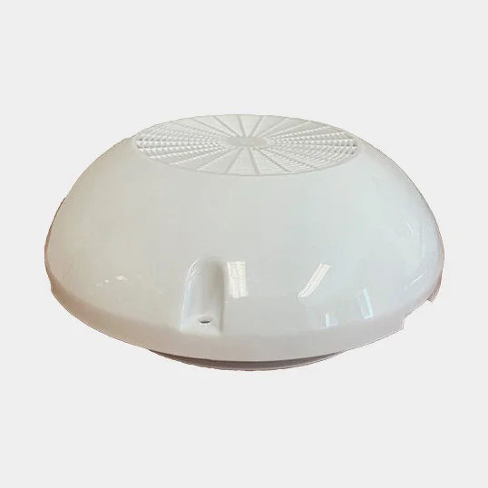 Wentylator / wentyl pokładowy TMC, plastikowy z osłoną z plastiku, Ø197 mm / Ø95 mm, biały - Jachtowa
