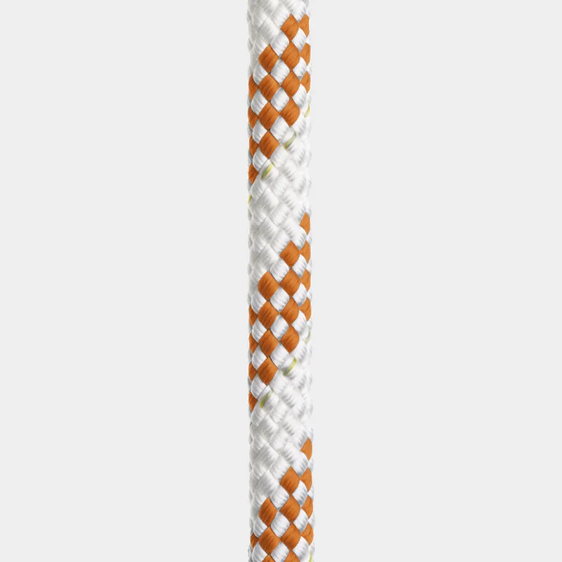 Tovværk i løbende meter Regatta Ropes Titanic, polyester HT-kerne, 32-flettet polyester-kappe, hvid/orange, Ø6 mm