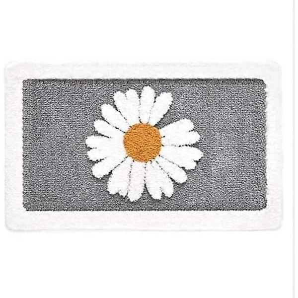 Tjock Badrumsmatta Absorberande Ultra Mjuk Matta Fluffig Mikrofiber Sängmatta Golvmatta, 45x65cm