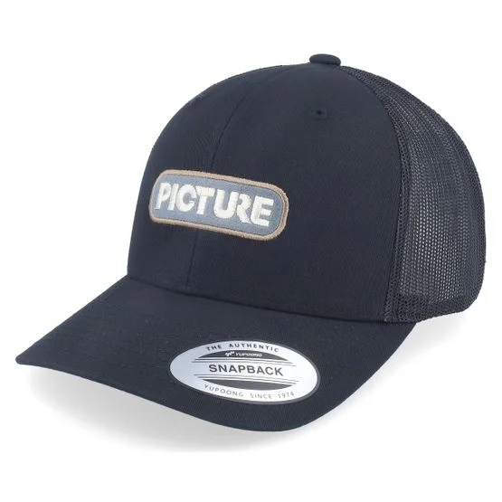 Picture - Black - trucker - Cap - Byam Cap Black Trucker - Hatstore