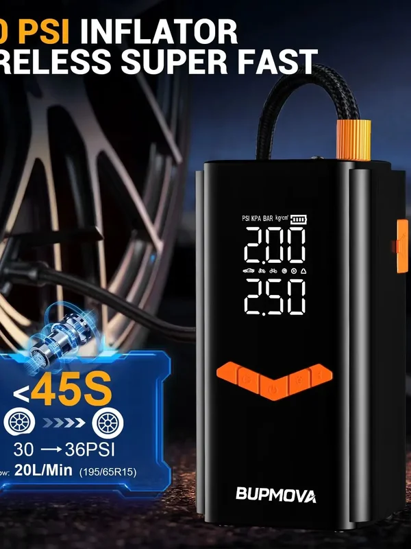 AliExpress - 1500A peak current Car Jump Starter with Air Pump Starter Box 150PSI Digital Tire Inflator Car Battery Jump Starter With Air Compressor