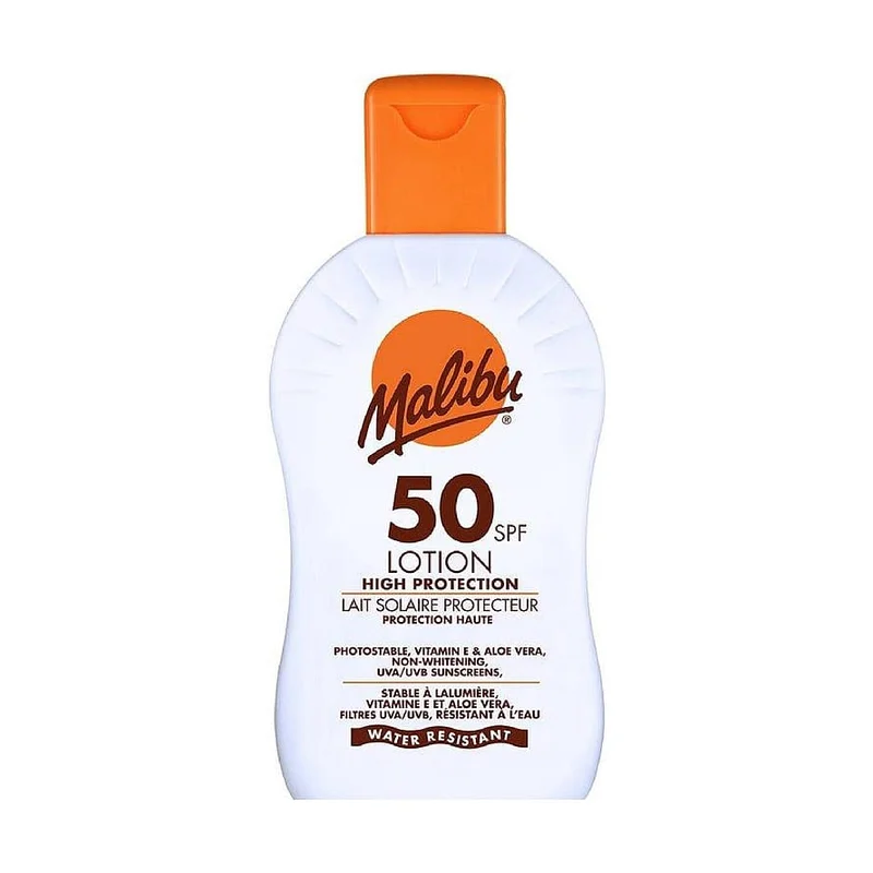 Malibu SPF 50 Lotion 200 ml, Hudpleje, Solcreme, Solcreme Til Ansigtet