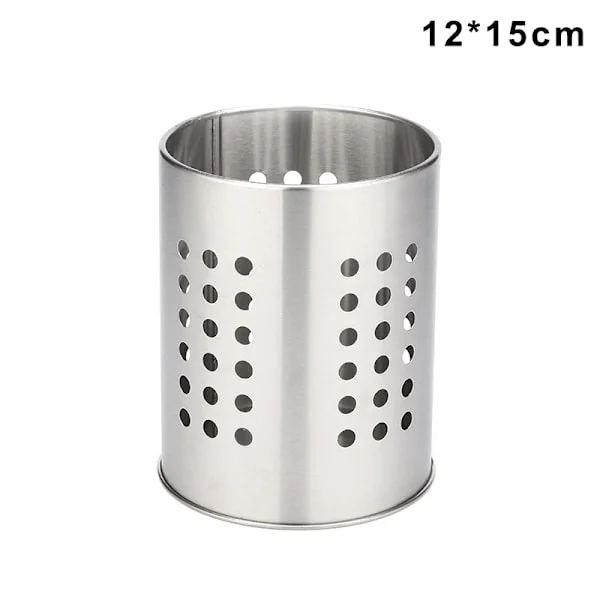 Stainless Steel Kitchen Utensil Cooking Spoon Tool Multifunctional Storage Tool Chopstick Holder 12*15cm