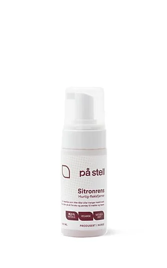 PÅ STELL Sitronrens flekkfjerner skumspray av naturlige oljer 115ml