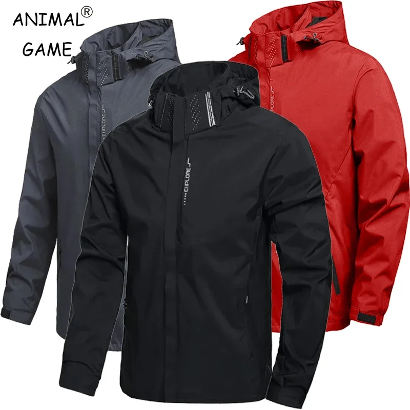 AliExpress - Herren Outdoor Wasserdichter Regenmantel Leichter Regenmantel mit Kapuze Streetwear Wandern Winddichte Jacke Klettern Outdoor-Jacken