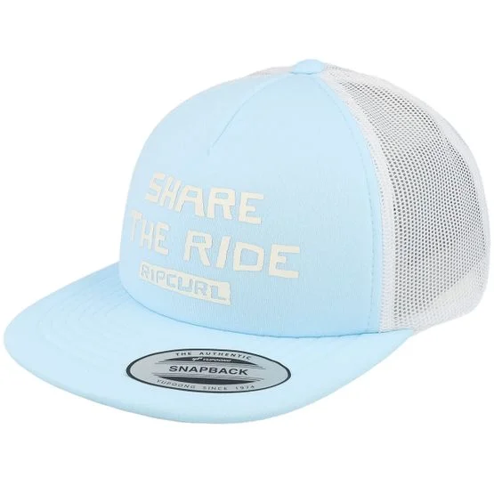 Rip Curl - Bleu trucker Casquette - Party Foam Lightblue Trucker @ Hatstore
