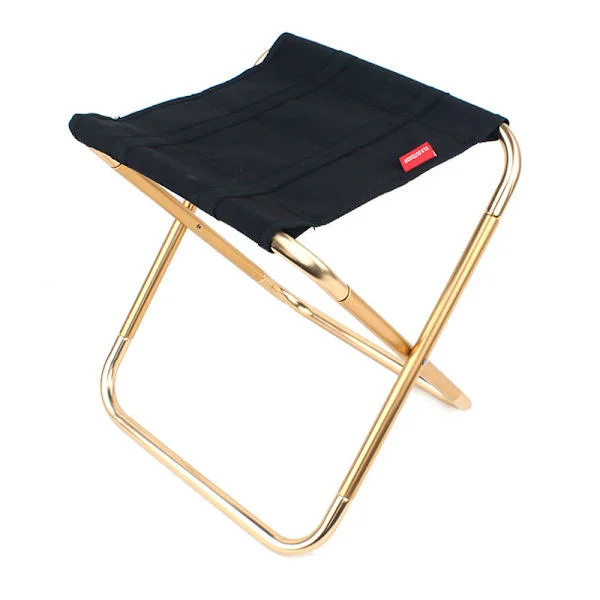 Bärbar hopfällbar pall Mini Campingstolar Ultralätt Aluminium F-XF28-