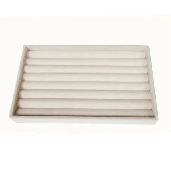 Smykkeskrin for ringer - Beige Hvit