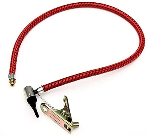 Håndluftpumpe slange, luftpumpe slange med adapter, sykkelslange, bærbart gummiværktøy 60 cm-FX-