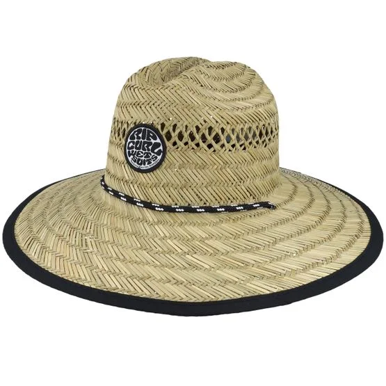 Rip Curl - Logo Naosral Straw Hat Straw Beige Hat - @ Hatstore