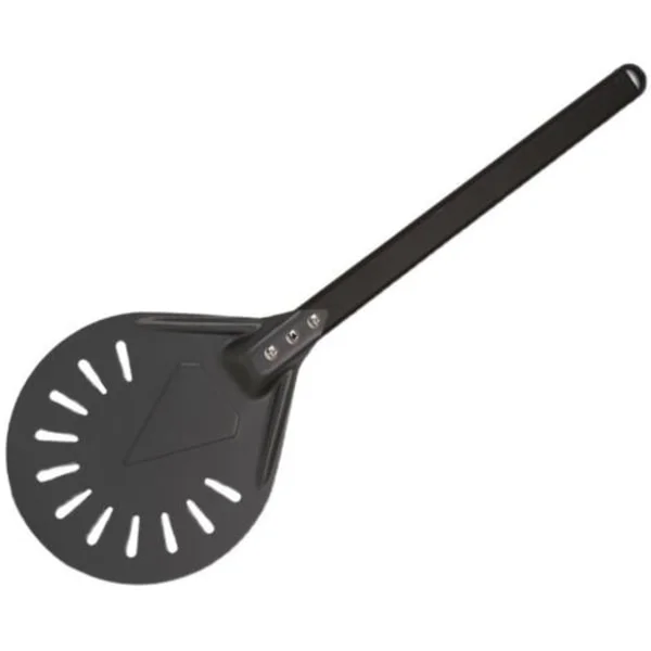 Metal Pizza Peel, Pizza Shovel, 18 cm Stainless Steel Pizza Peel. Suitable for Cooking, Baking, Grilling, and Restaurants.