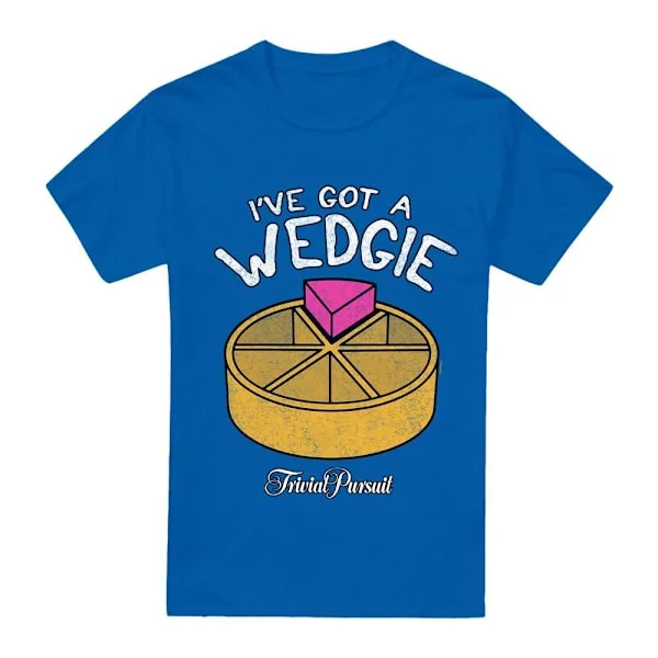 Trivial Pursuit Herr Wedgie T-Shirt L Kungsblå