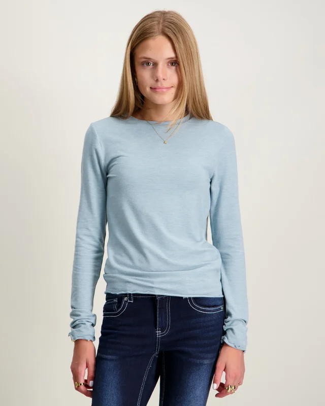 Kids ONLY KOGAMOUR L/S TOP JRS Sininen Topit / Puserot Tytöt - Kids Brand Store