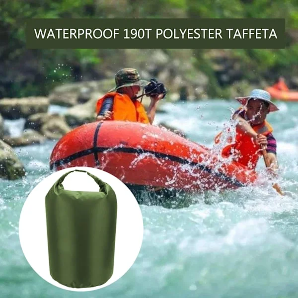 3 stk. Vandtæt Dry Bag Roll Top Dry Sack til Kajakroning Sejlads Fiskeri Svømning