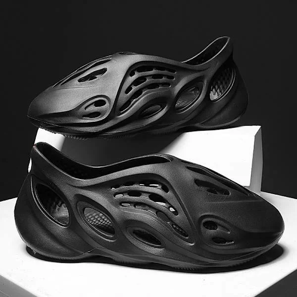 New Beach Foam Runners Sandals Unisex 36-45 Black