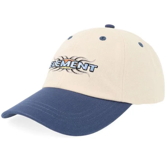 Element - Beige - unconstructed - Cap - Inner Sounds Baseball Cap Oat Milk Dad Cap - Hatstore