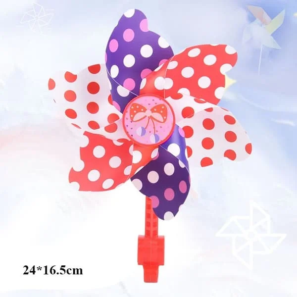 Barnesykkel Vindmølle Tegneserie Fargerik Pinwheel 6 6