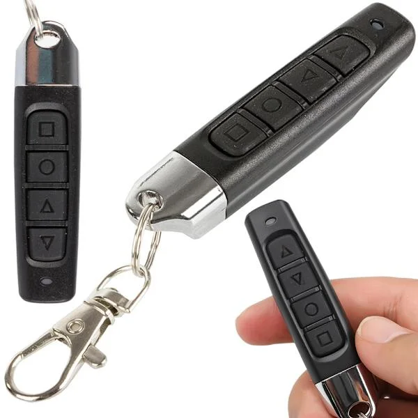 Universal Remote Control for Gate and Door 433.92 MHz Fixed Code Black