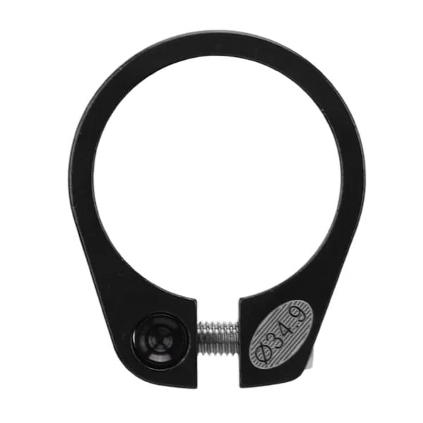 Sykkel Setepinneklemme 34.9mm Hul Design Hurtigutløser Korrosjonsbestandighet Aluminiumslegering Sykkel Setepinneklemme Svart
