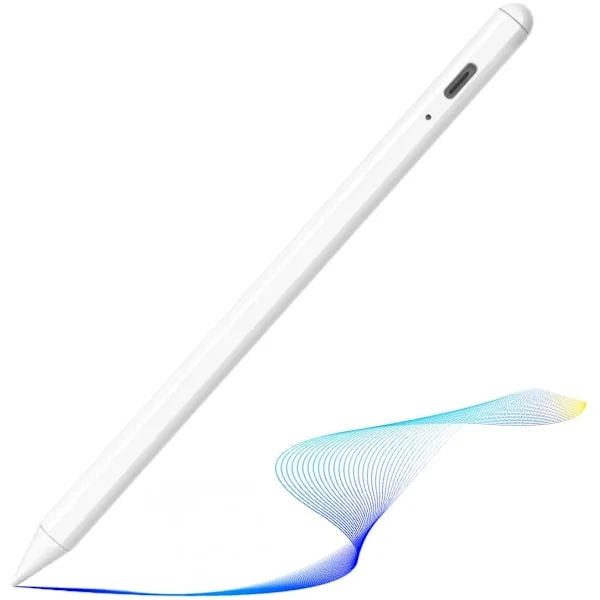 Stylus-kynä Apple iPad -kynälle - Aktiivinen kynä, jossa kämmenen hylkiminen, yhteensopiva 2018-2020 Apple iPad 9. sukupolven 8. 7. 6. sukupolven iPad