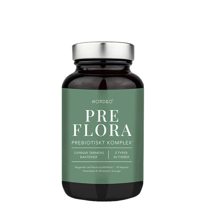 Nordbo PreFlora Prebiotika 60 kapslar