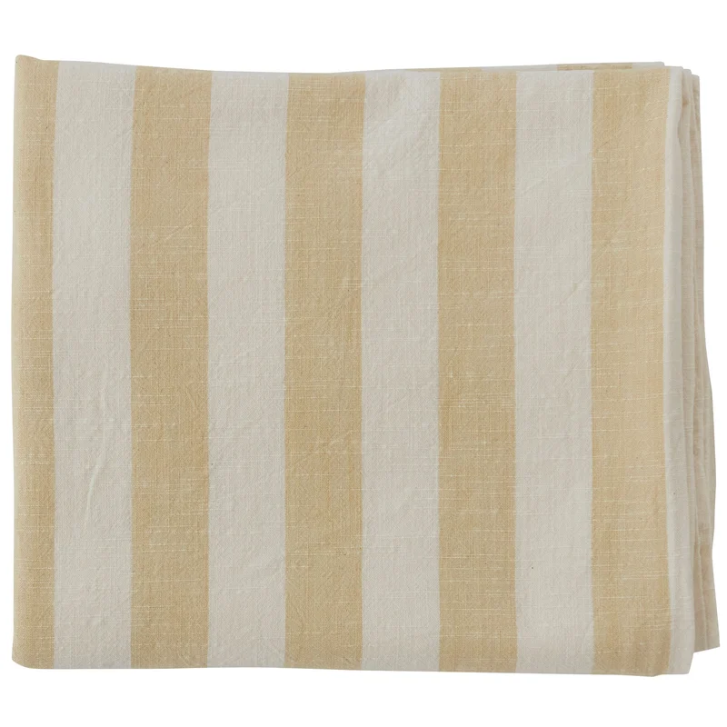 Oyoy living design Stripete duk 260 x 140 cm, vanilla