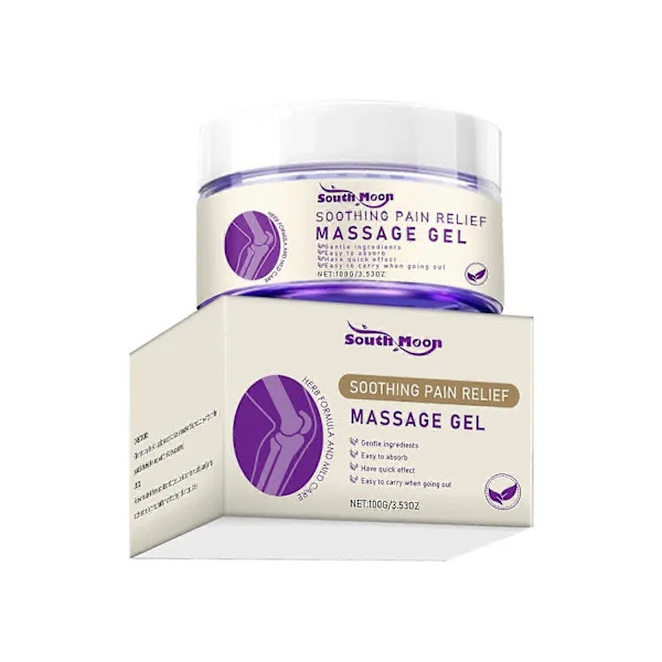 1-6PCS SOUTH MOON Ledgel 100g Lindrande Massagekräm för att Lugna Knän, Ländrygg, Nacke, Hand
