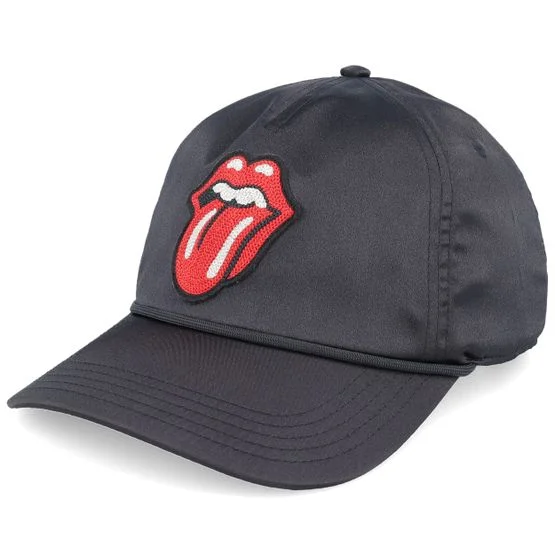 American Needle - Nero Cappellino - Rolling Stones Blazer Black A-Frame Adjustable @ Hatstore