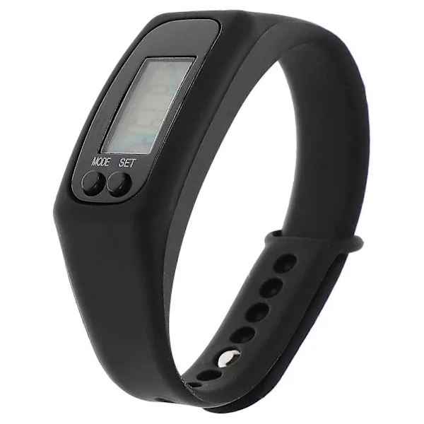 Träningsklocka Gångräknare Stegräknare Armband Stegräknare Klocka LCD Armband