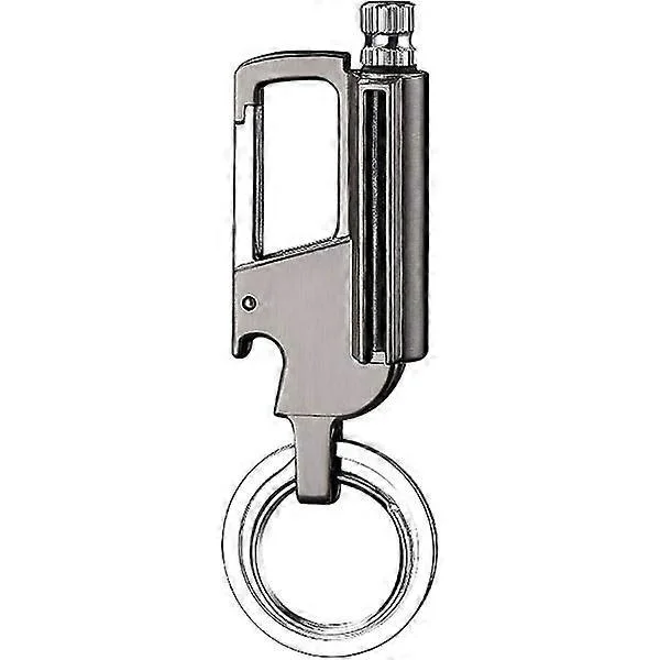 Metal Permanente Tændstikker Vandtæt Flint Metal Tændstikker Fire Starter Oplukker Bil Nøglering Lighter Udendørs Petroleum Genopfyldelig Nødredning