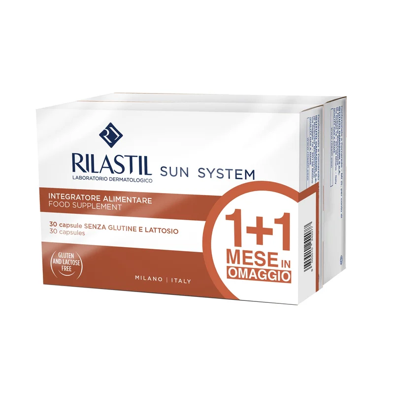 Rilastil Sun System Integratore Alimentare 2x30pz - Integratore Solare