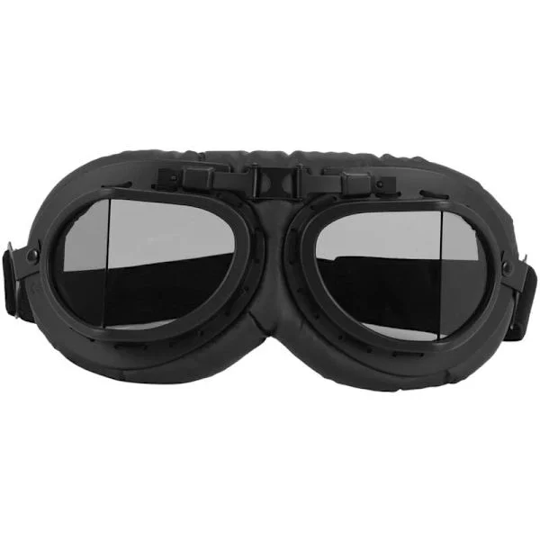 Grå Hjälm Pilotglasögon Vintage Wwii Pilotglasögon Jet Pilot Scooter Uv Glasögon För Hjälm, A