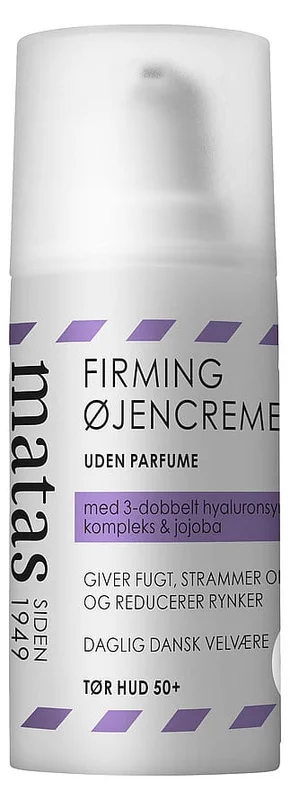 3 for 2 - Matas Striber Firming Øjencreme til Tør Hud Uden Parfume 15 ml, Hudpleje, Masker, Anti-age