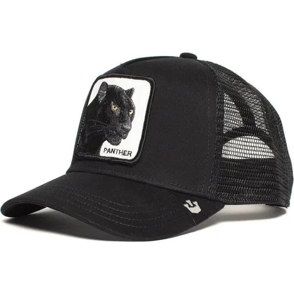 Mesh Djur Broderad Keps Snapback Keps Svart P[mo]