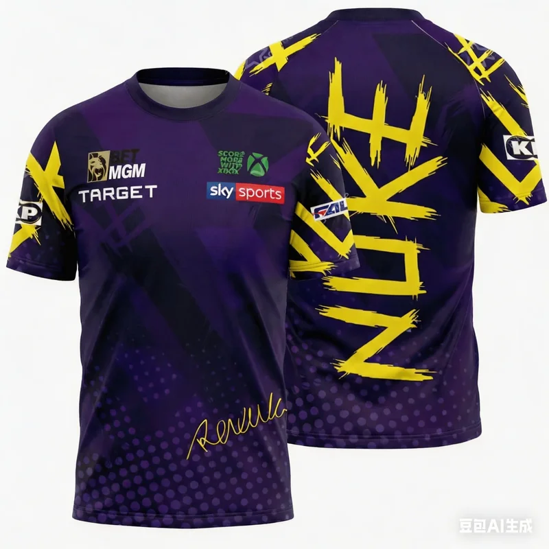 AliExpress - T-shirt de sport décontracté pour homme à col rond imprimé 3D Luke Littler Darts Jersey The Nuke 2026 à manches courtes – Cadeau pour 