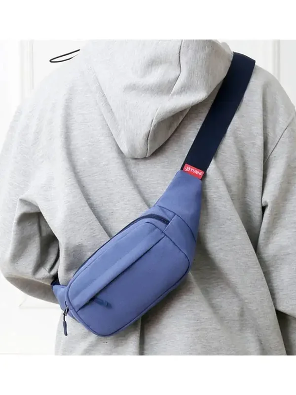 AliExpress - Sac banane de sport pour homme, sac de poitrine tendance pour femme, sac de taille unisexe, petit sac à bandoulière décontracté en toile 