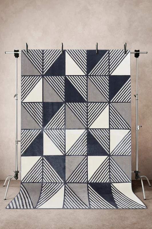 Jotex - Viskoosimatto 200x300 Cm Kerma/tummanharmaa Puuvillaa/Viskoosia Kerma/tummanharmaa EGNO Osta Viskoosimatot Jotex