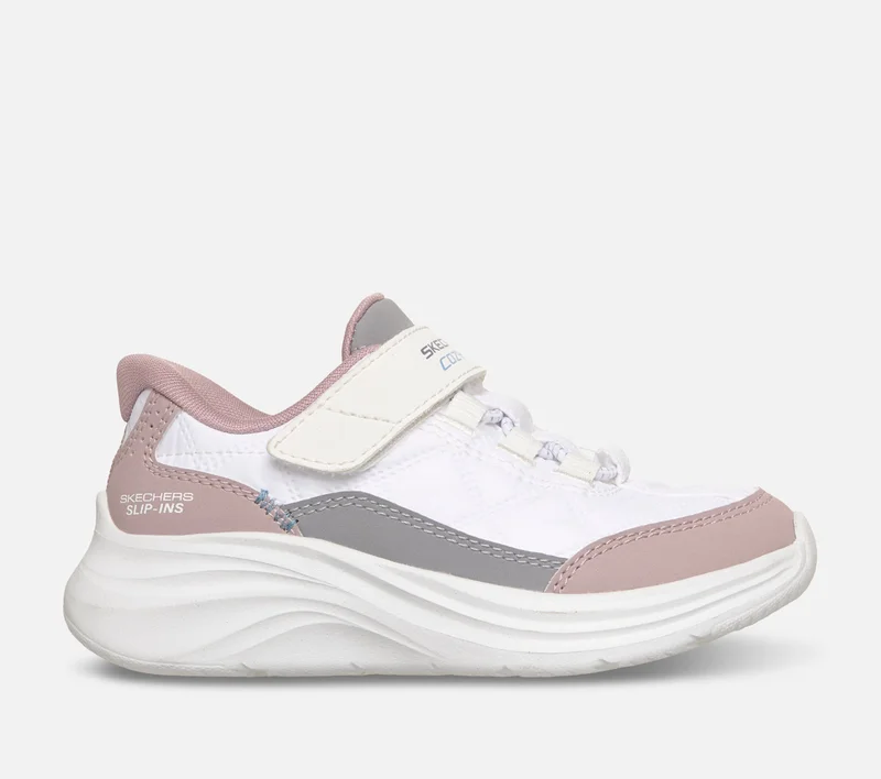 Skechers, Slip-ins: Comfy Sprints - Cozy Fit, 21, Hvid, Pige