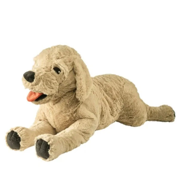 Kosebamse Hund 68cm, Myk og Koselig Golden Retriever Plysjdyr, Stor Plysj Hund Julegave