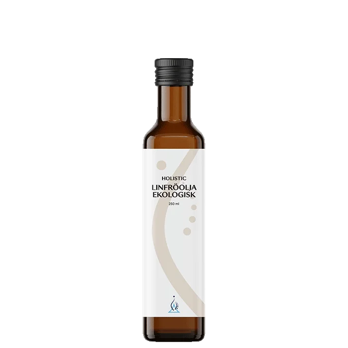 Fedt & Olie Holistic Hørfrøolie koldpresset, flydende, 250 ml - Bodyman.dk