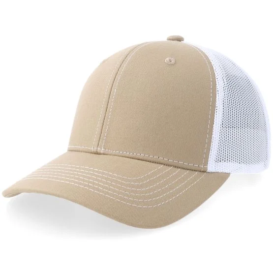 Equip - Beige trucker Czapka Z Daszkiem - Khaki/White Trucker @ Hatstore