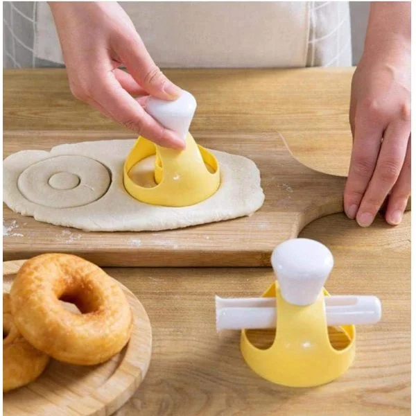 DIY Donut Maker Kage Brød Form Skærer Kagedekorationsværktøj Lav