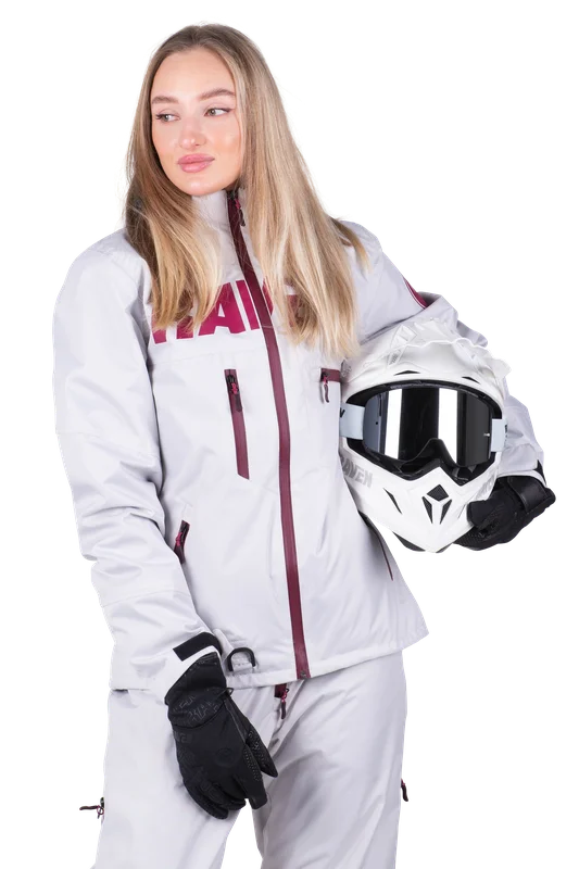 Raven Frontline Jakke Dame Grå/Plomme M