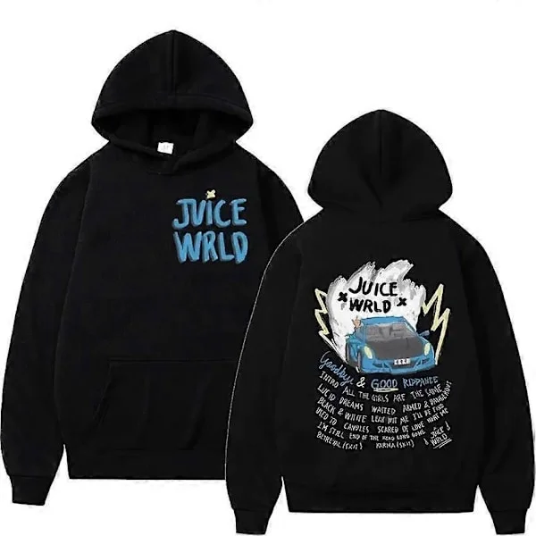 Juice Wrld Rapper Hættetrøjer til Mænd og Kvinder Street Fashion Jakker Populære Hip Hop Trøjer Vinter Oversized Langærmede Streetwear-Perfet 15
