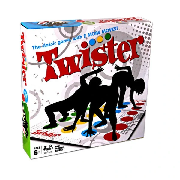 Det ultimate Twister-spillet – Stor gulvmatte familiespill | Passer for barn og voksne | Morsom fysisk balanseutfordring og innendørsaktivitet