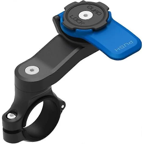 Quad Lock Motorcycle Phone Mount for iPhone & Samsung, Quick Release Handlebar Mount-FM-