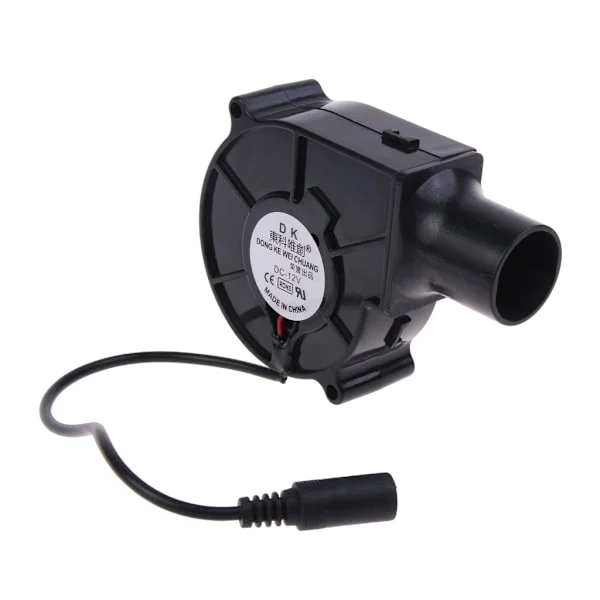 12V 7530 Elektrisk Matlaging Luftblåsere Grillstarter BBQ Vifte med 2.7cm Diameter Luftkanal Matlaging Vifte Ovn Verktøy